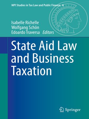 cover image of State Aid Law and Business Taxation